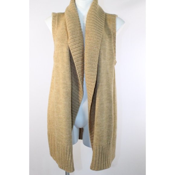 Style & Co. Sweaters - Style & Co Woman Tan Cardigan